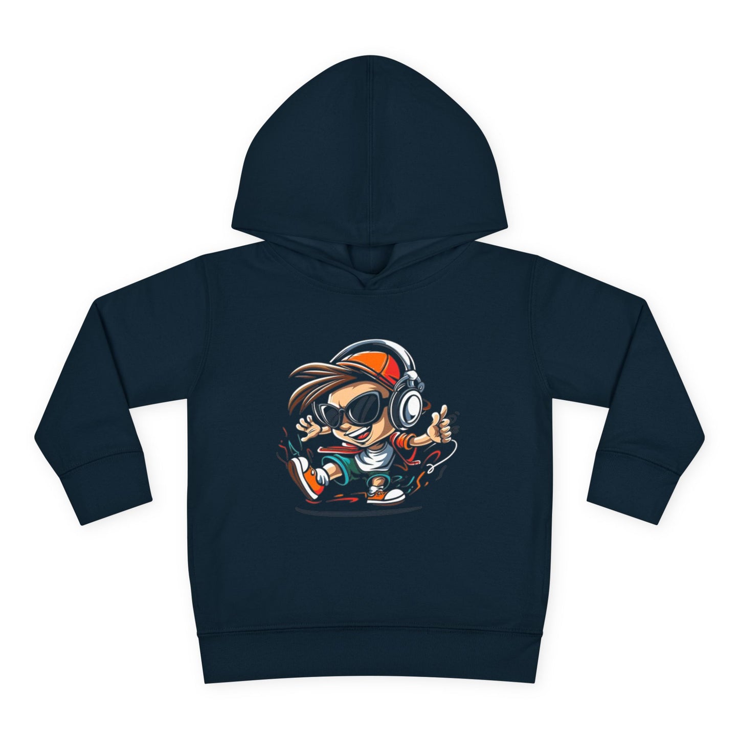 Cool Kid Fleece Hoodie - Fun Graphic Design for Young Trendsetters