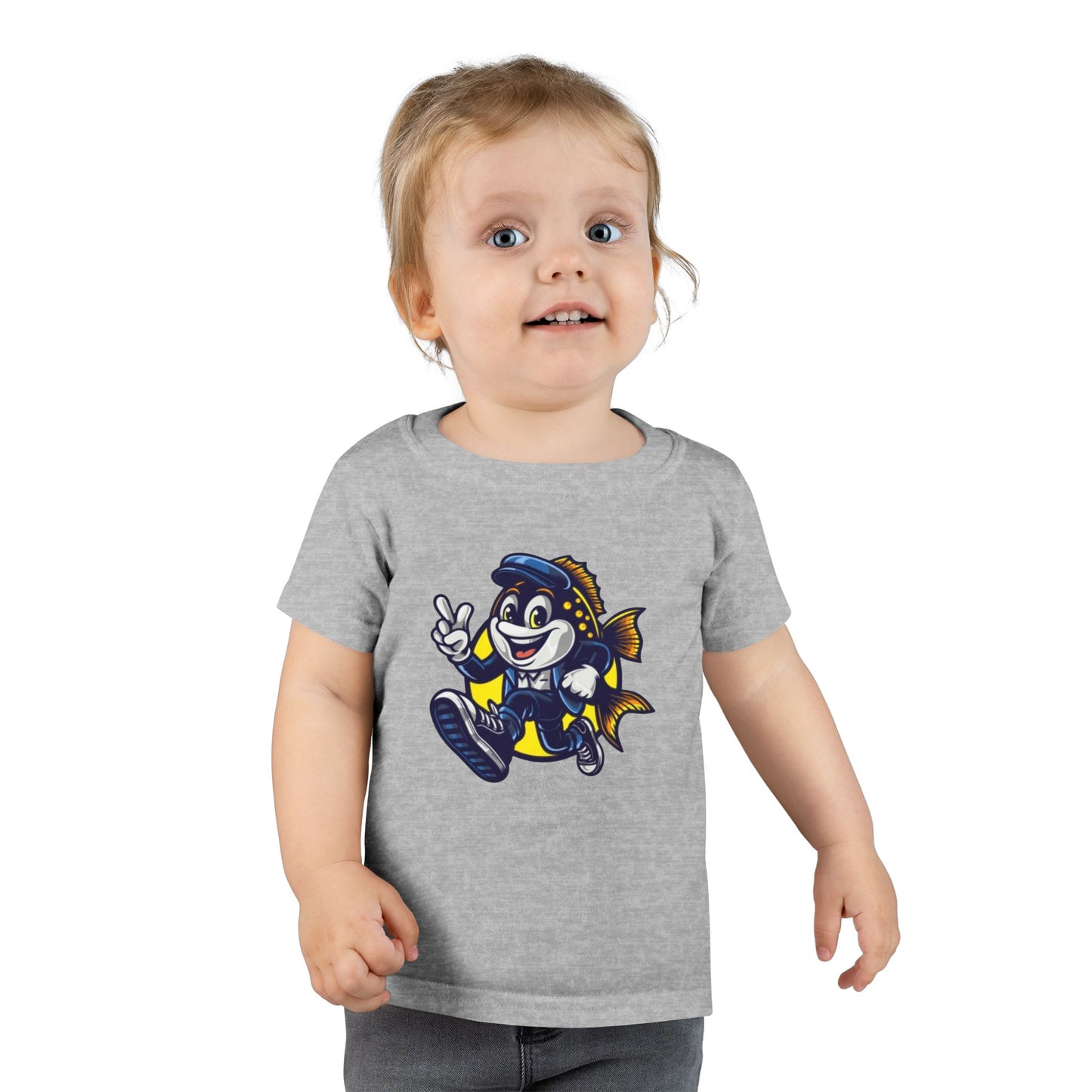 Fun Undersea Explorer Toddler T-Shirt - Cute Fish Design