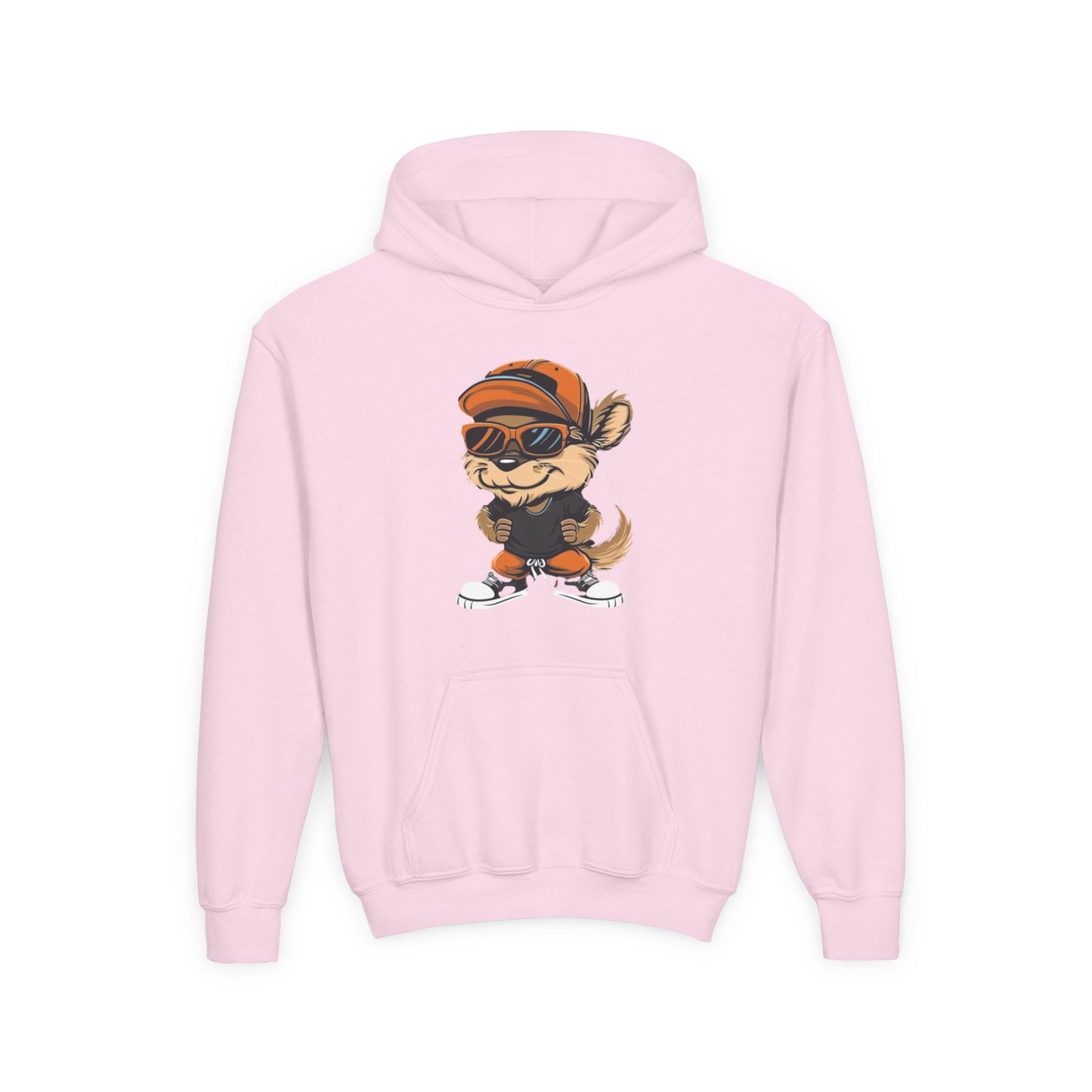 Cool Cartoon Animal Hoodie for Kids - Youth Heavy Blend Sweatshirt