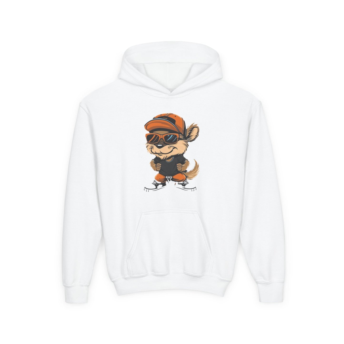 Cool Cartoon Animal Hoodie for Kids - Youth Heavy Blend Sweatshirt