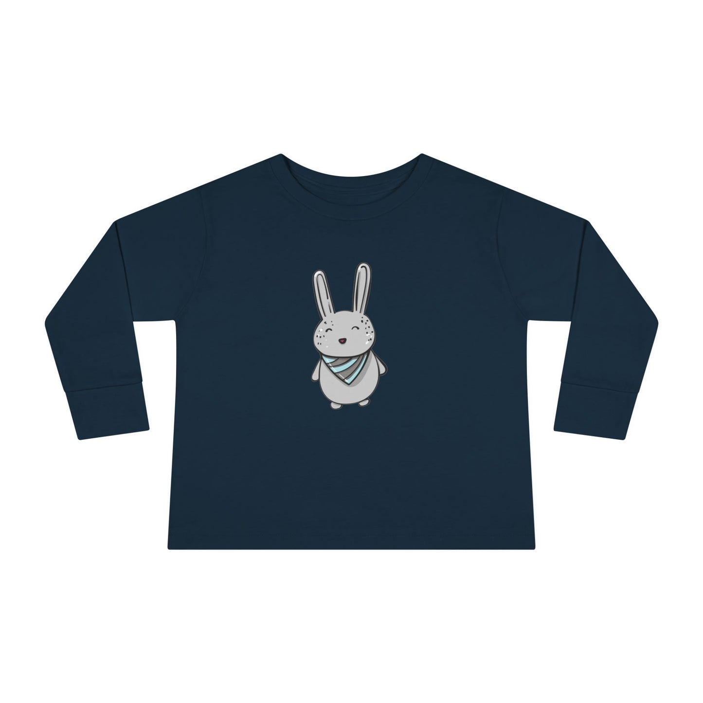 Cute Bunny Toddler Long Sleeve Tee - Perfect for Playtime & Special Occasions