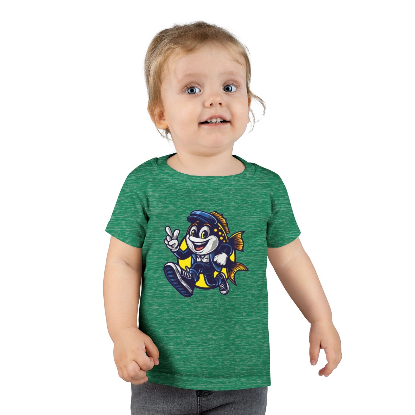 Fun Undersea Explorer Toddler T-Shirt - Cute Fish Design