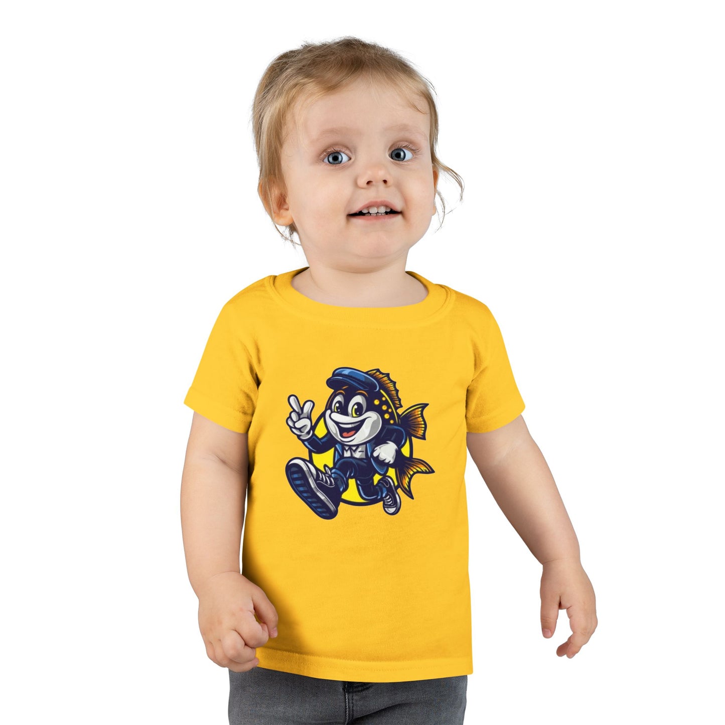Fun Undersea Explorer Toddler T-Shirt - Cute Fish Design