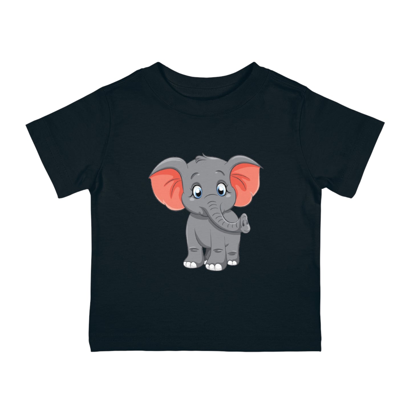 Cute Elephant Infant Cotton Jersey Tee - Adorable Baby T-Shirt for Little Ones