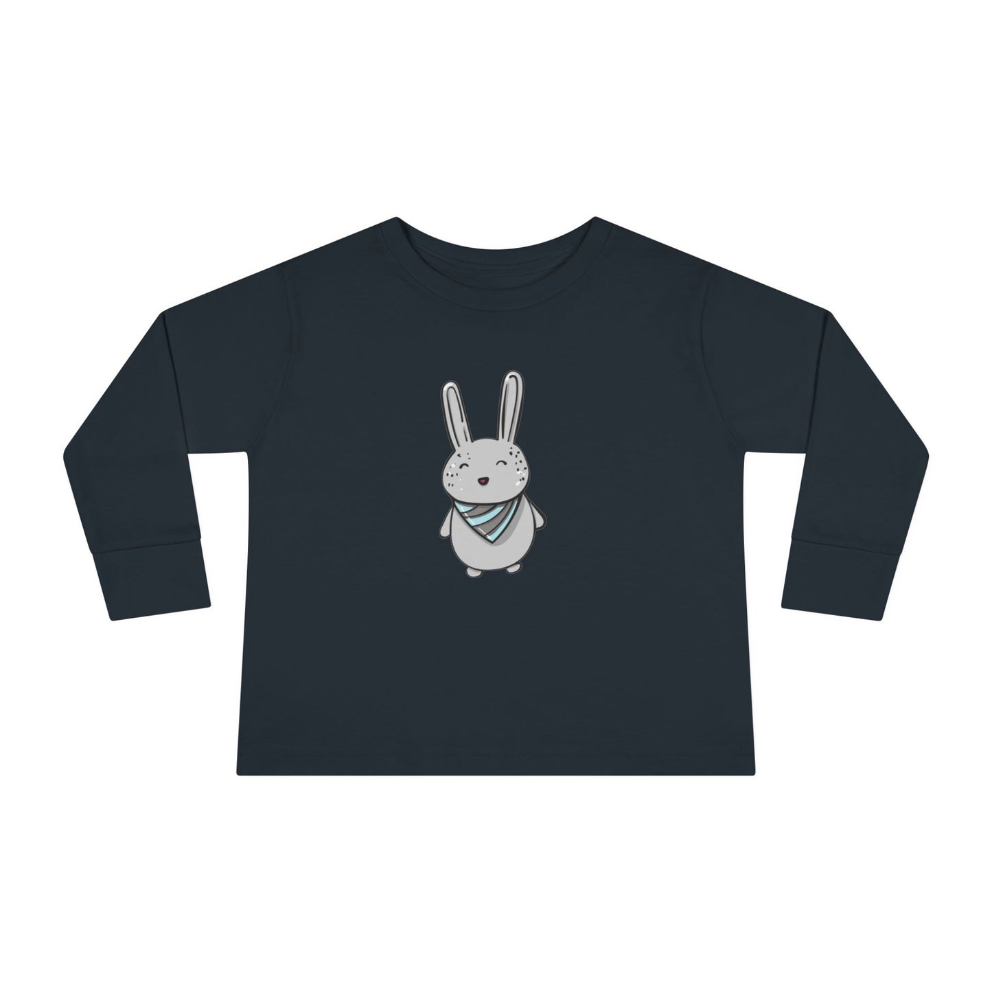 Cute Bunny Toddler Long Sleeve Tee - Perfect for Playtime & Special Occasions