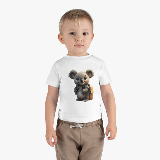 Cute Koala Infant Cotton Jersey Tee - Adorable Kids T-Shirt for Everyday Fun