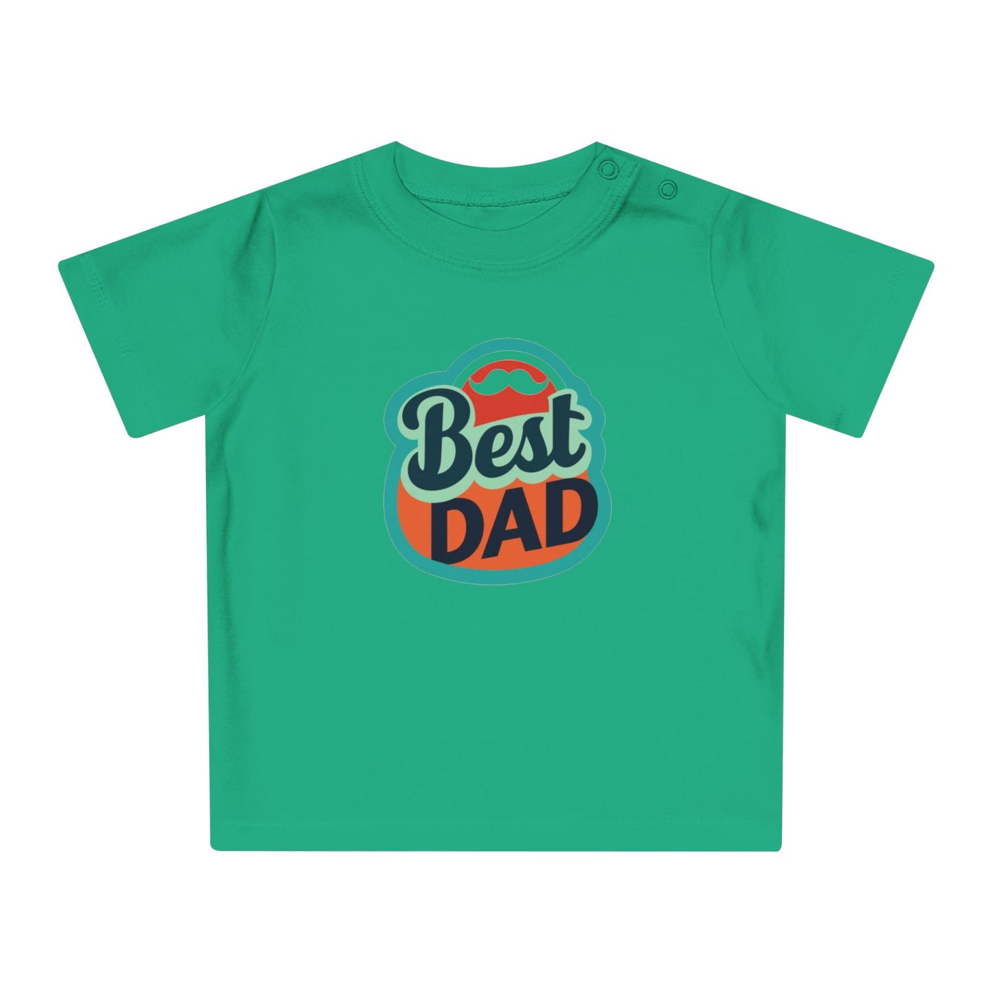 Best Dad Baby T-Shirt - Cute Father's Day Gift for Infants