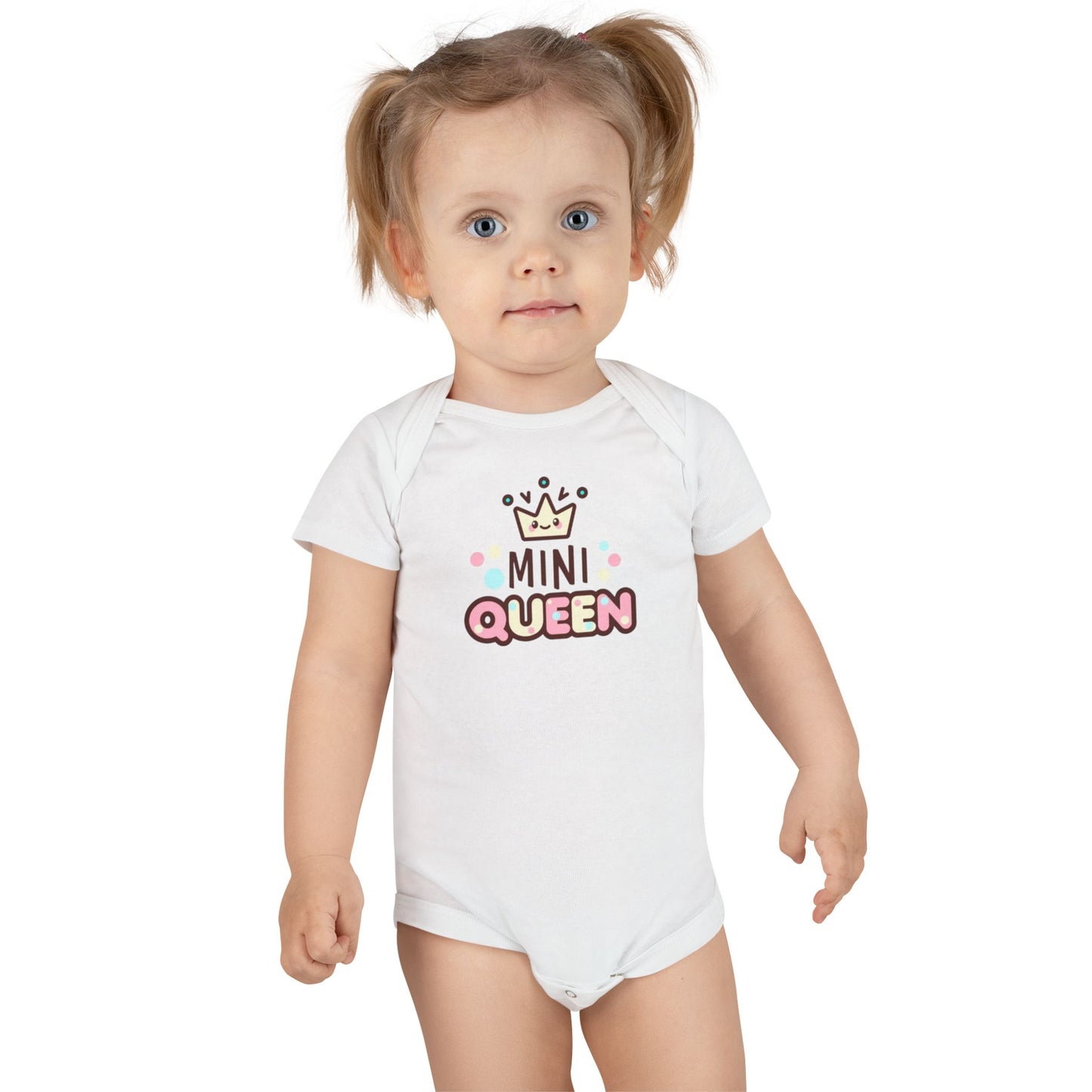 Mini Queen Baby Onesie - Cute Infant Bodysuit for Baby Girls