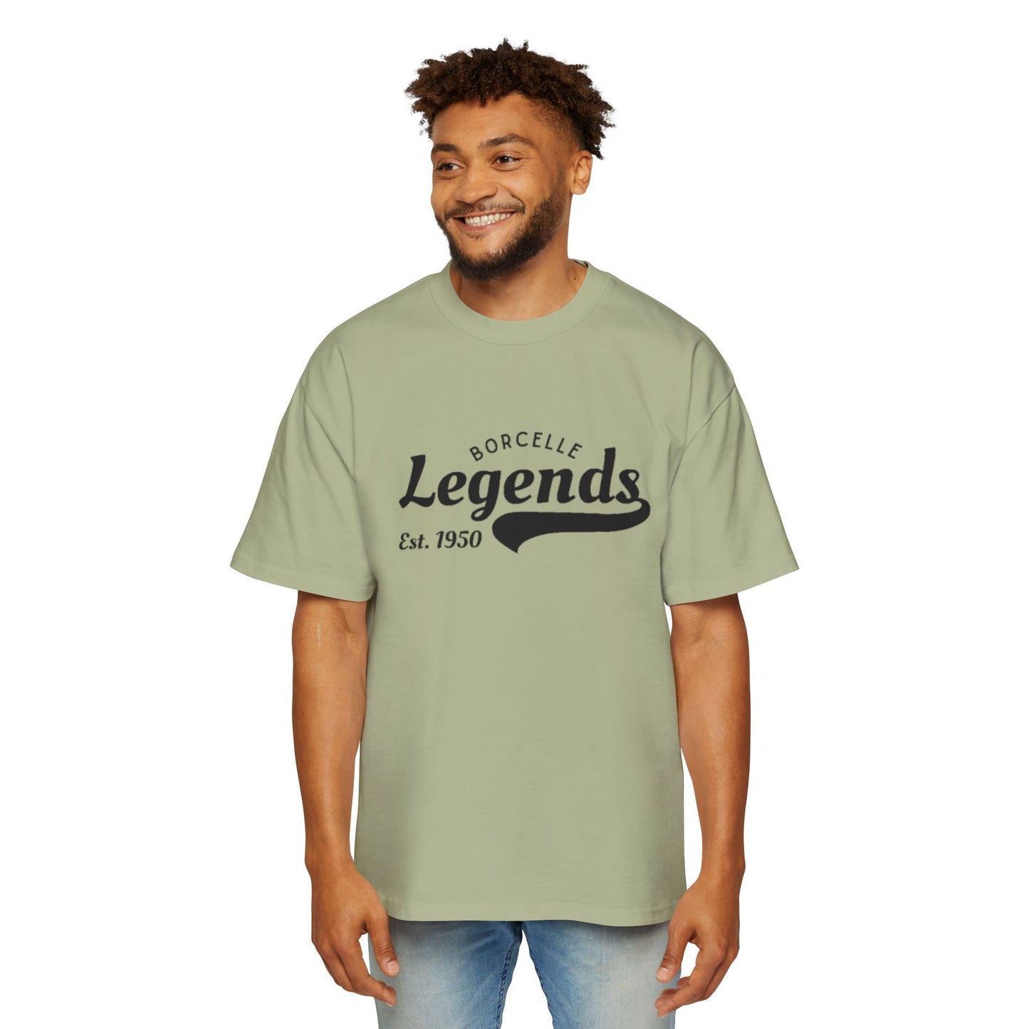 Borcelle Legends Oversized Tee - Stylish Casual Graphic Shirt for Everyday Wear
