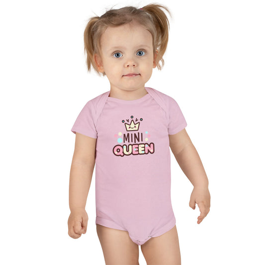 Mini Queen Baby Onesie - Cute Infant Bodysuit for Baby Girls
