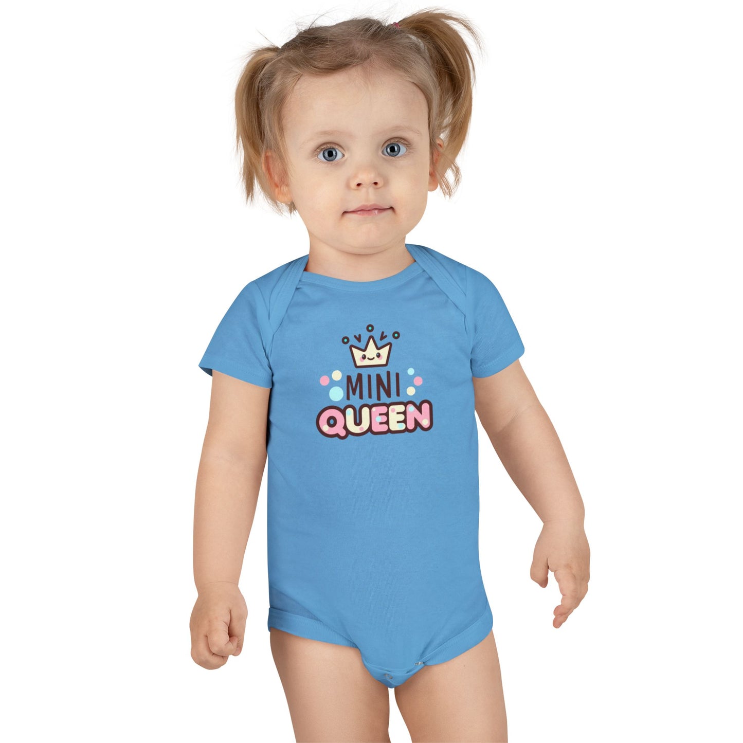 Mini Queen Baby Onesie - Cute Infant Bodysuit for Baby Girls