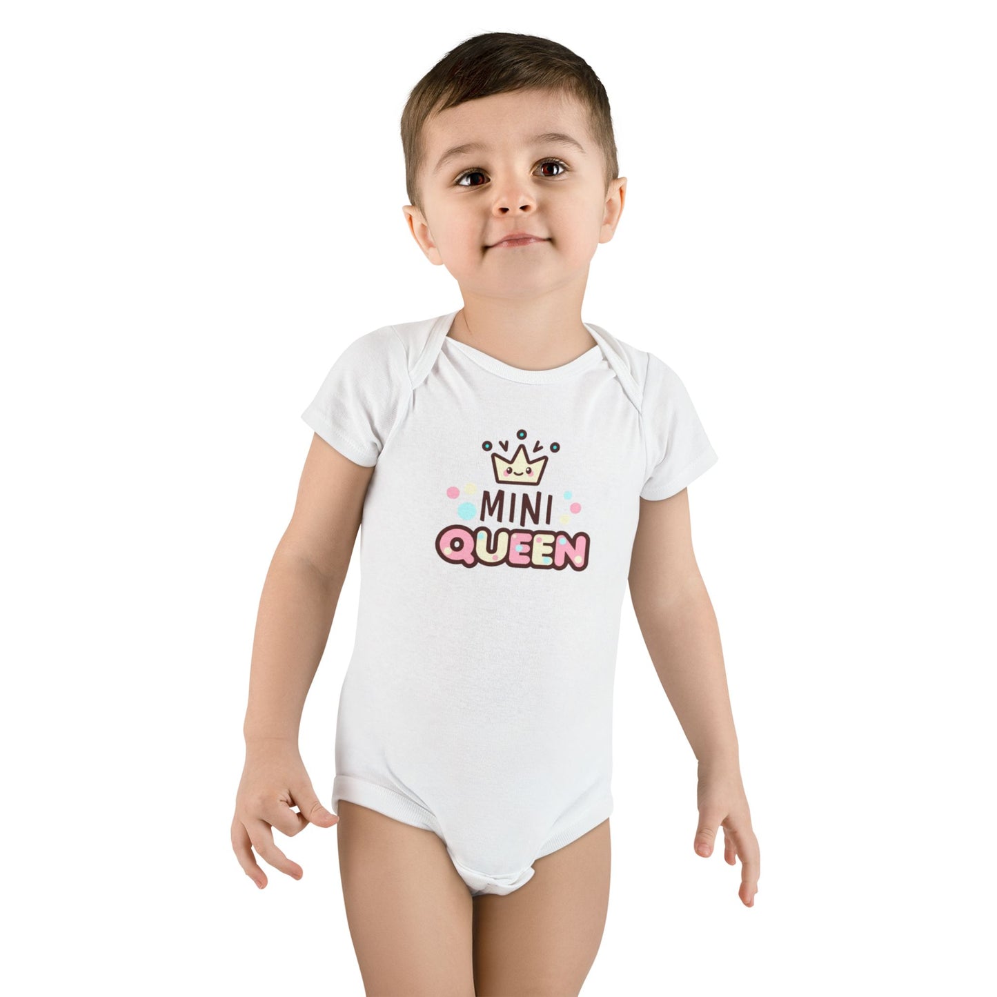 Mini Queen Baby Onesie - Cute Infant Bodysuit for Baby Girls