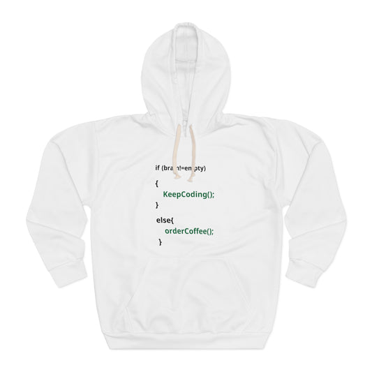 Coding Enthusiast Pullover Hoodie - Keep Coding Design