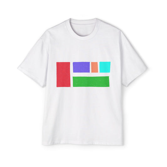 Color Block Oversized Tee - Comfortable Men's T-Shirt for Casual Wear