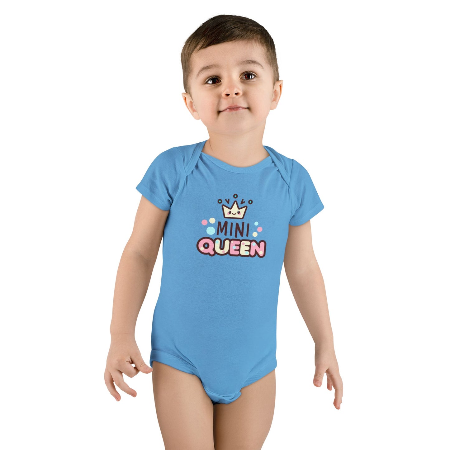 Mini Queen Baby Onesie - Cute Infant Bodysuit for Baby Girls