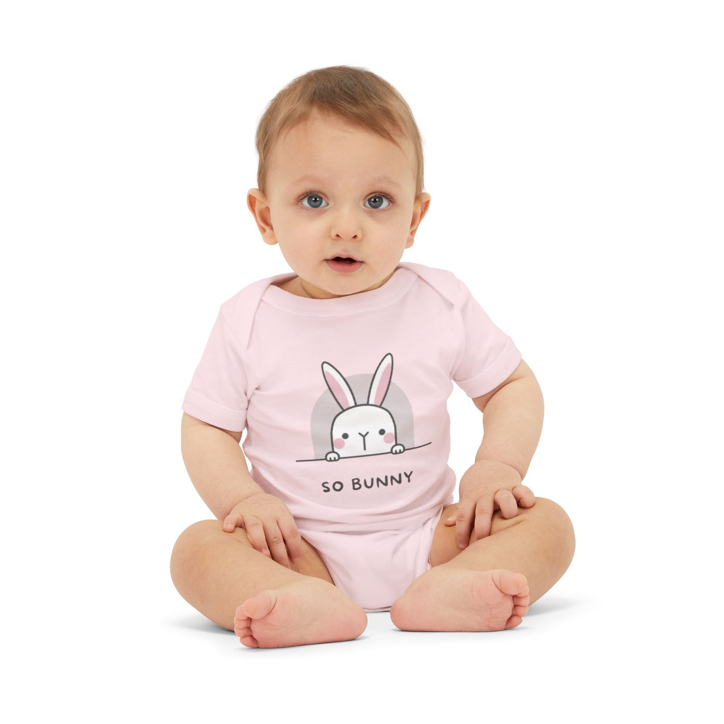 Cute Bunny Infant Onesie - 'So Bunny' Design for Baby Girls and Boys