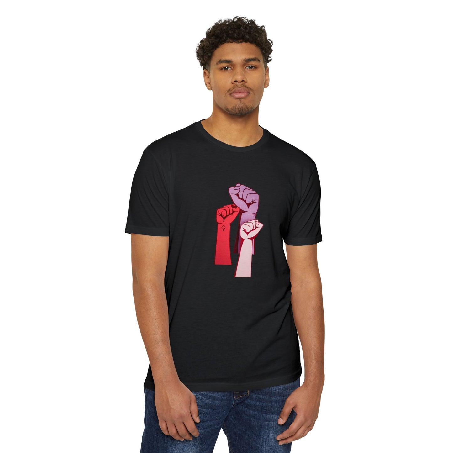 Fist CVC Jersey T-Shirt - Inspirational Graphic Tee