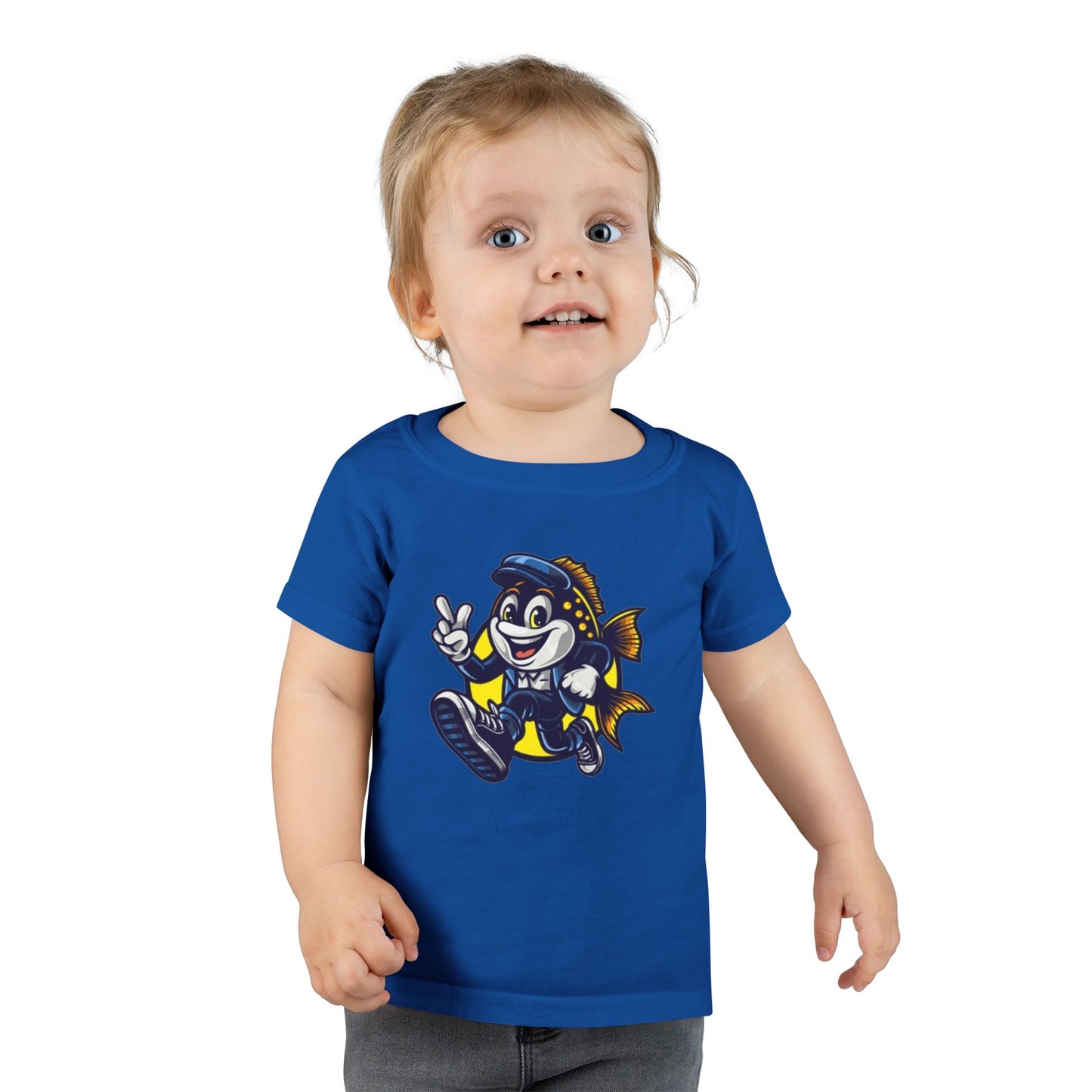 Fun Undersea Explorer Toddler T-Shirt - Cute Fish Design