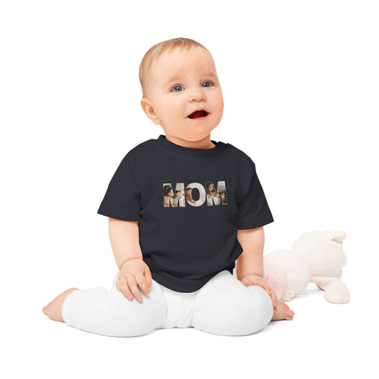 Cute 'MOM' Baby T-Shirt - Perfect for Newborns and Infants | Gift for Mother's Day
