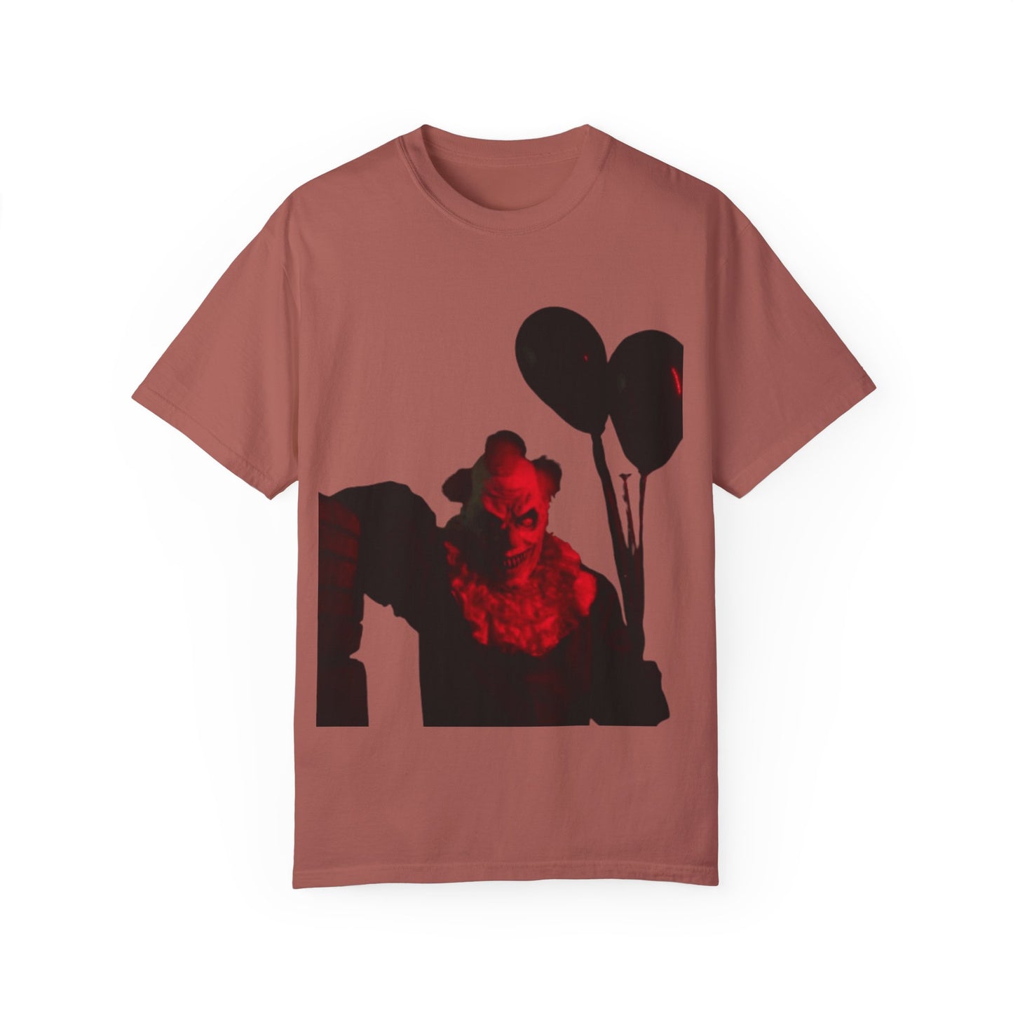 Chilling Horror T-Shirt with Sinister Clown Design