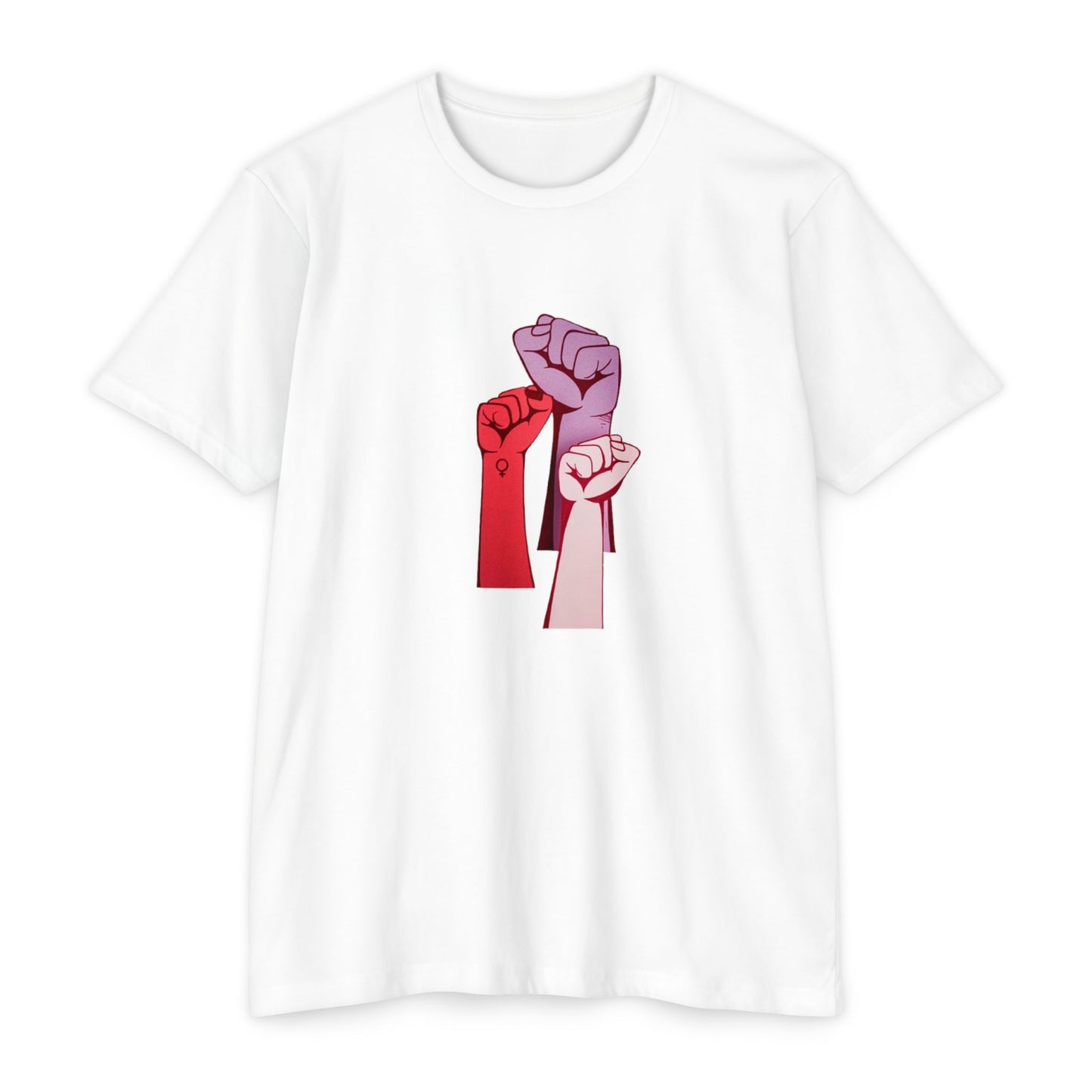 Fist CVC Jersey T-Shirt - Inspirational Graphic Tee