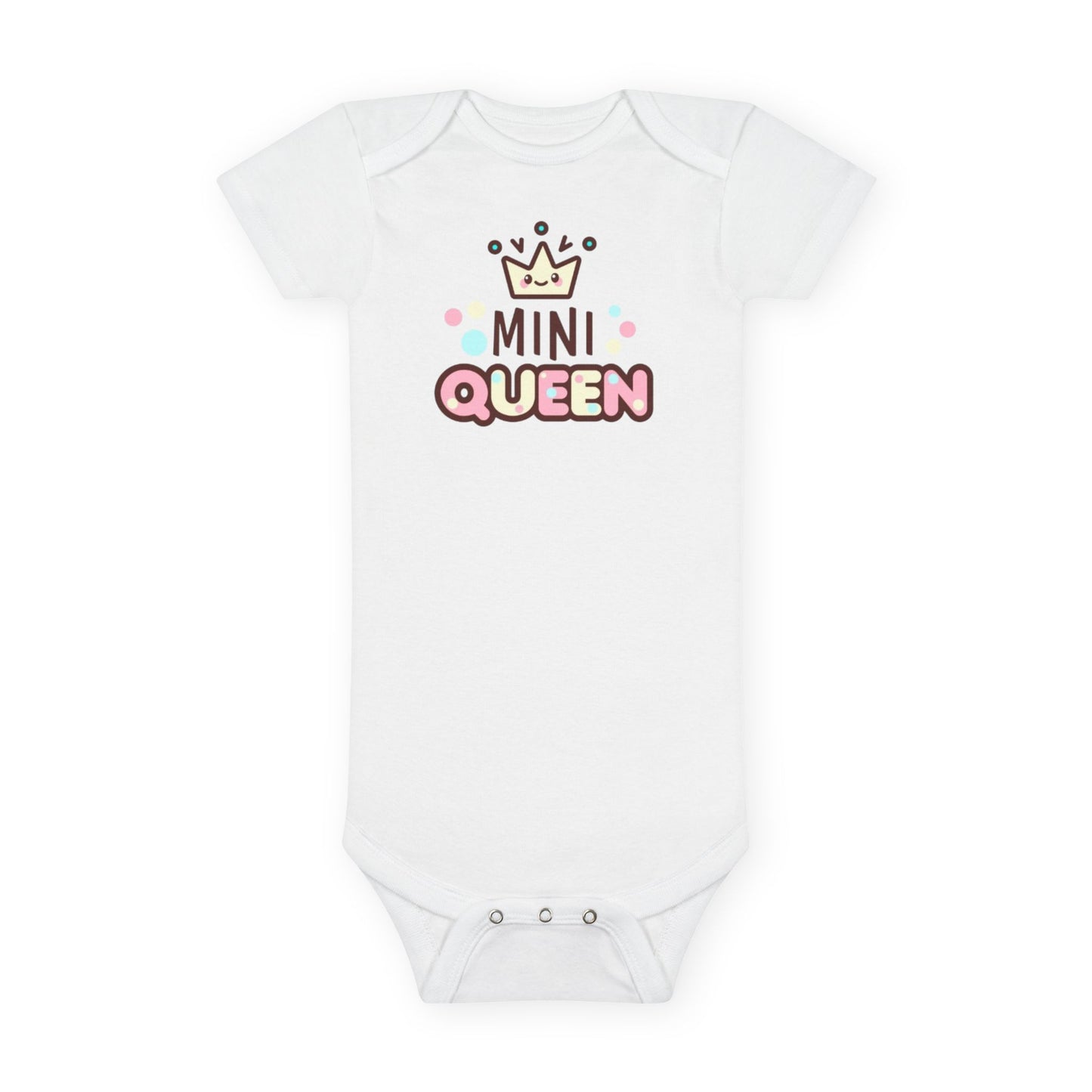 Mini Queen Baby Onesie - Cute Infant Bodysuit for Baby Girls