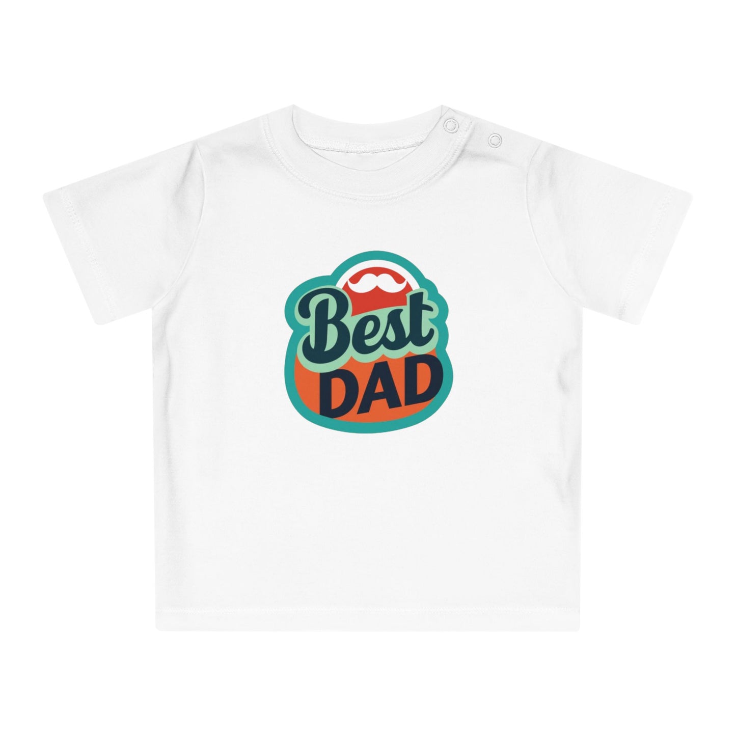 Best Dad Baby T-Shirt - Cute Father's Day Gift for Infants