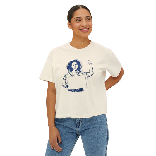 Women's Boxy Tee - Comfortable, Inspirational Graphic T-Shirt