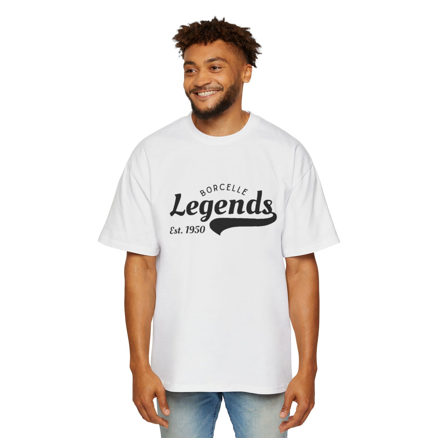 Borcelle Legends Oversized Tee - Stylish Casual Graphic Shirt for Everyday Wear