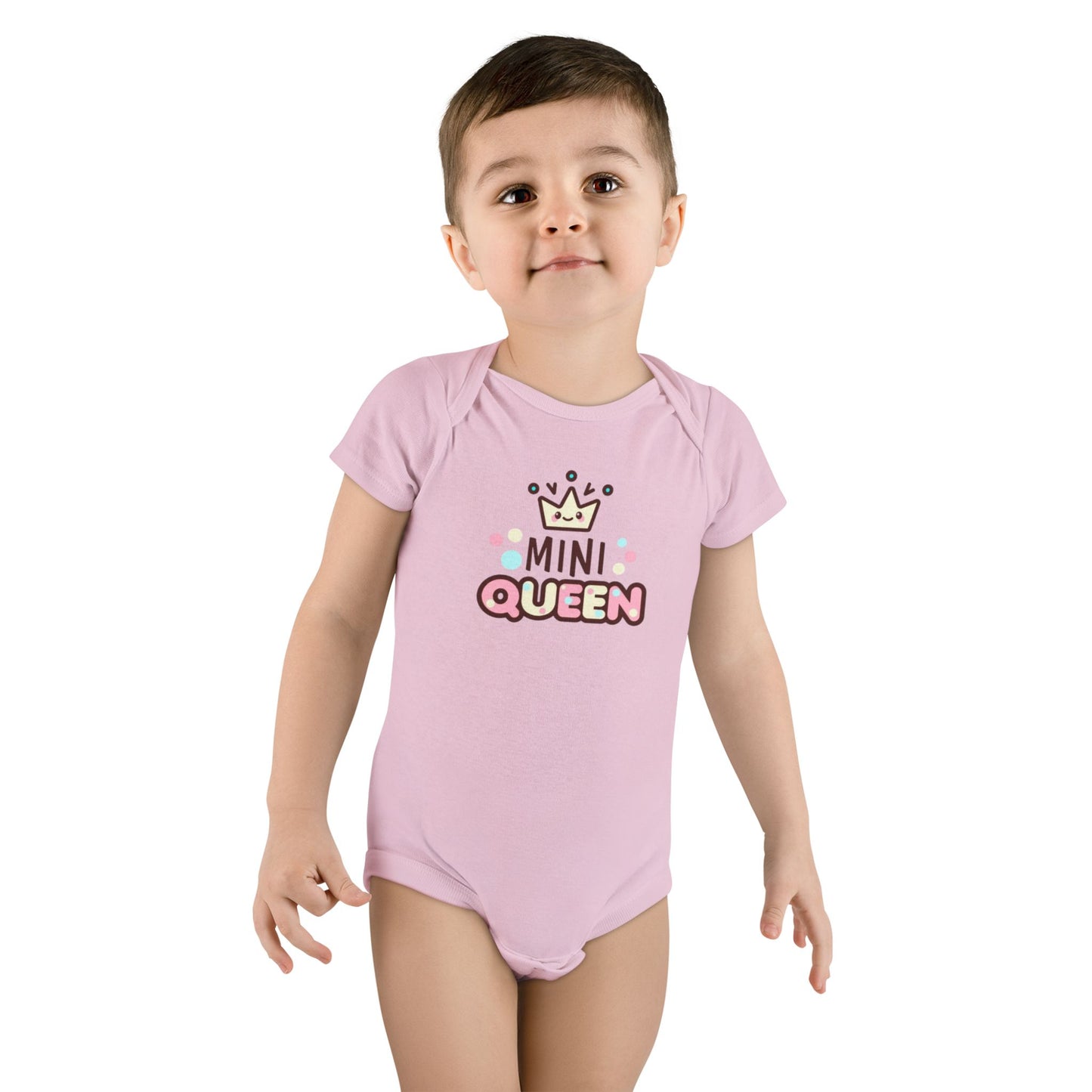 Mini Queen Baby Onesie - Cute Infant Bodysuit for Baby Girls