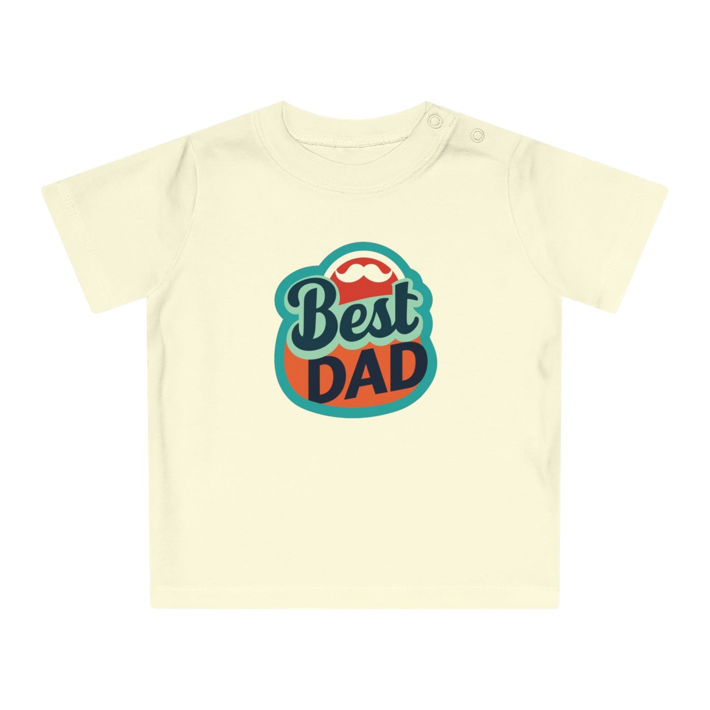 Best Dad Baby T-Shirt - Cute Father's Day Gift for Infants