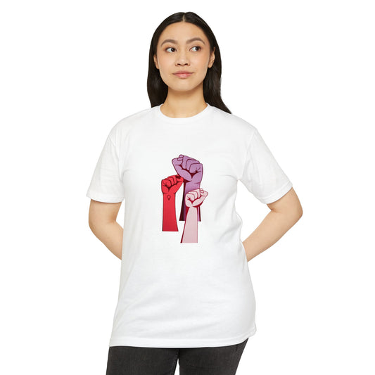 Fist CVC Jersey T-Shirt - Inspirational Graphic Tee