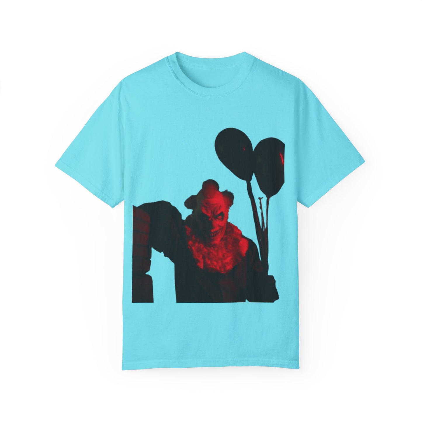 Chilling Horror T-Shirt with Sinister Clown Design