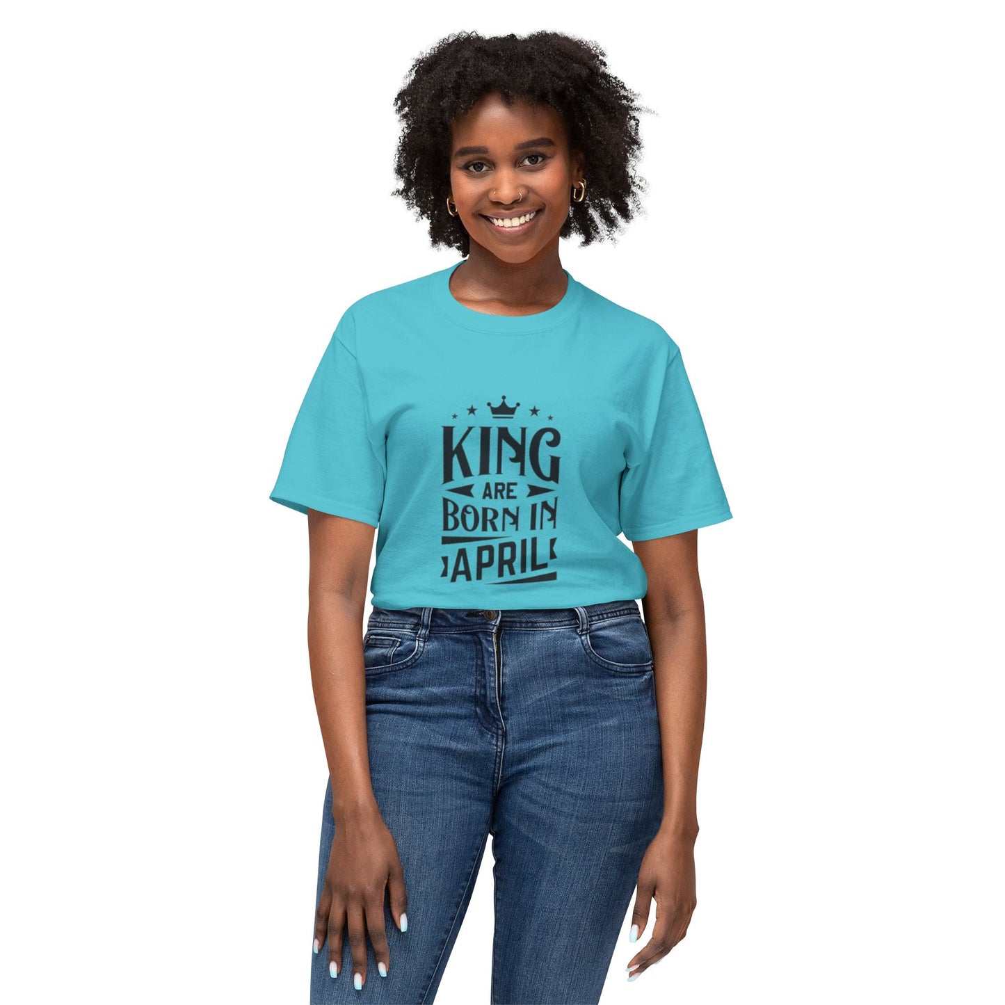 April Birthday King HD Cotton™ T-Shirt