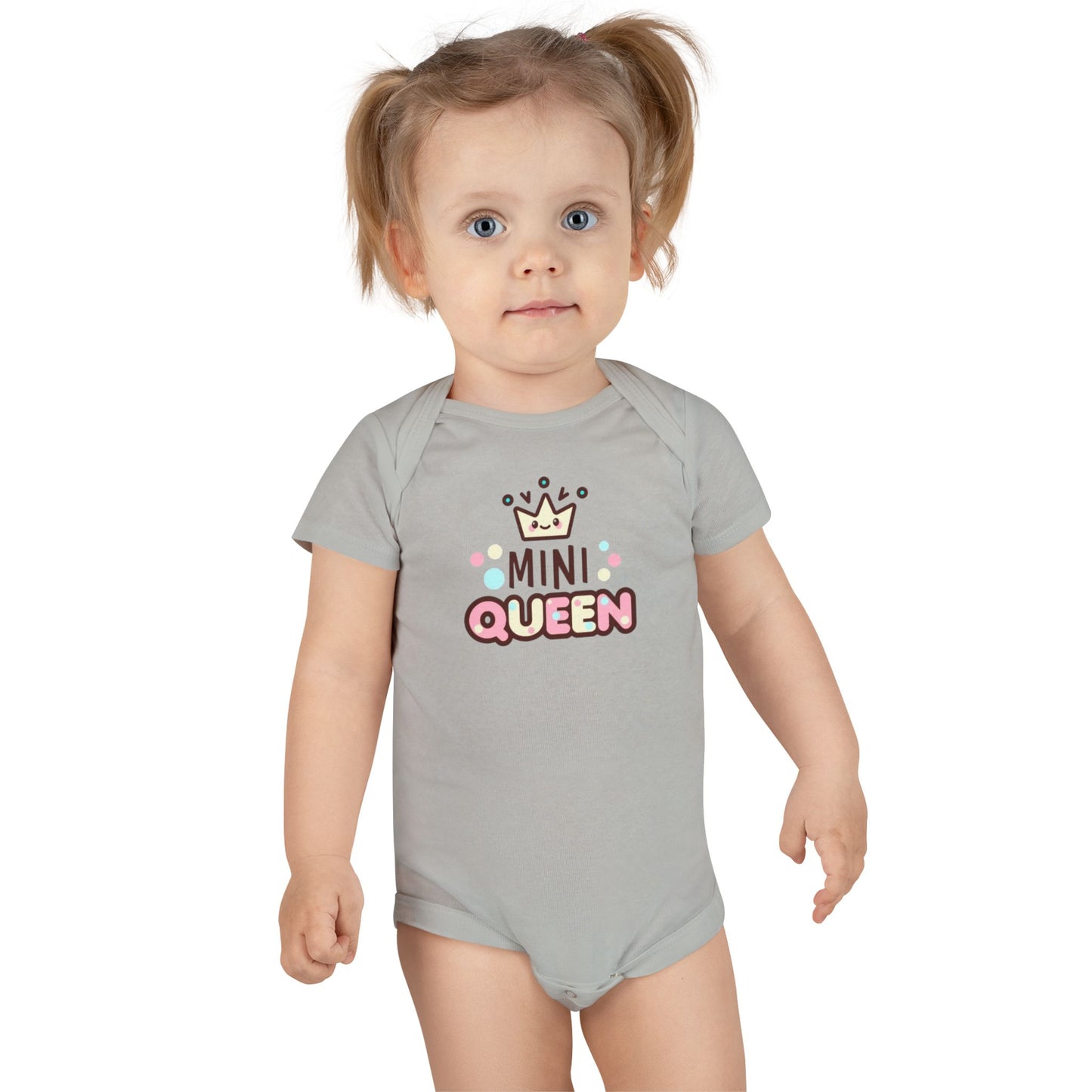 Mini Queen Baby Onesie - Cute Infant Bodysuit for Baby Girls