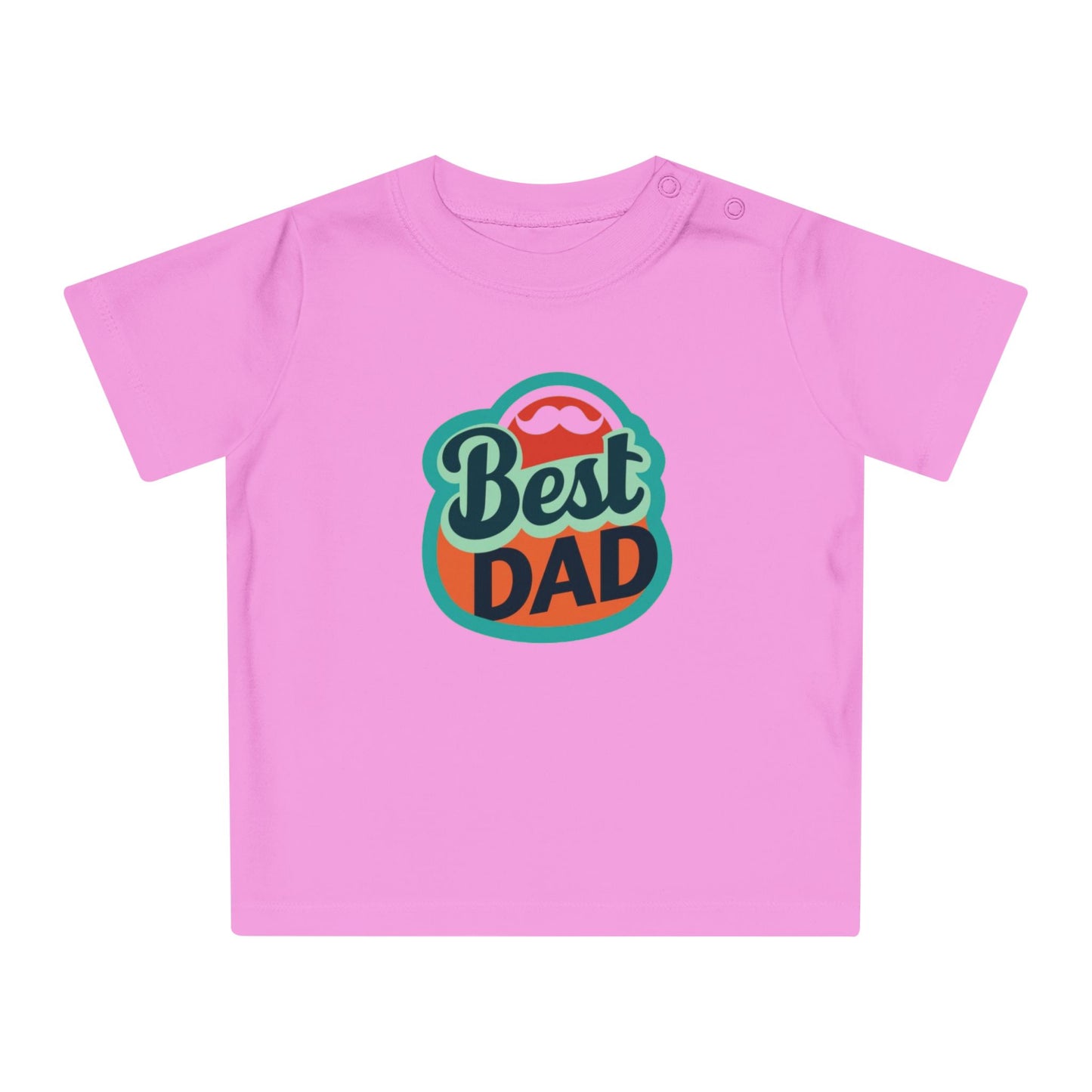 Best Dad Baby T-Shirt - Cute Father's Day Gift for Infants